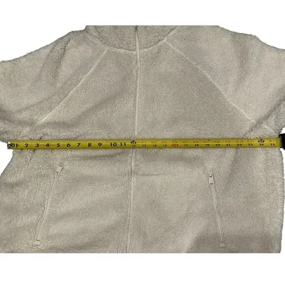 Athleta Cream Tugga Sherpa Jacket Sz 1X - Picture 8 of 10